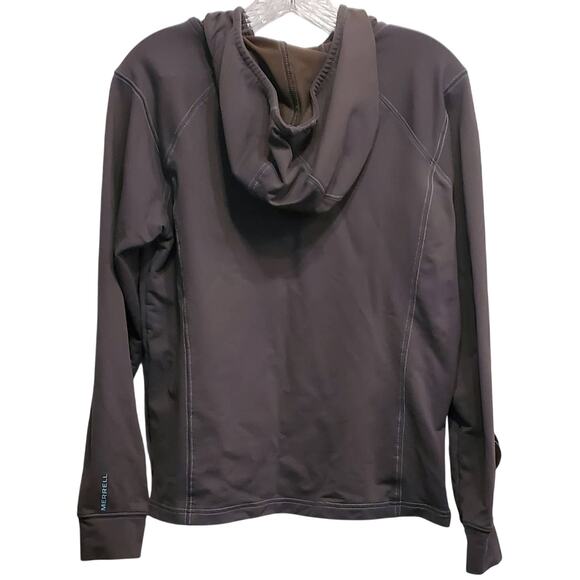 Merrell Gray Popover Pullover Activewear Hiking Hoodie size Large - Picture 2 of 9